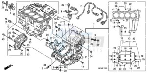 CBF1000T9 F / ABS CMF drawing CRANKCASE