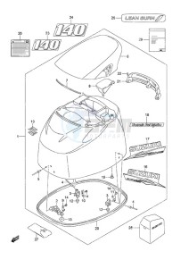 DF 140A drawing Engine Cover