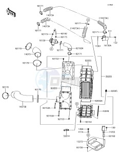 JET SKI ULTRA 310X JT1500LGF EU drawing Inter Cooler