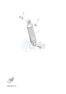 NS50 AEROX (1PH3 1PH3 1PH3 1PH3) drawing REAR SUSPENSION