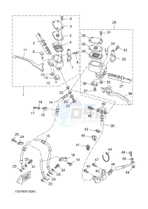 YP400R X-MAX 400 (1SD4 1SD4 1SD4) drawing FRONT MASTER CYLINDER