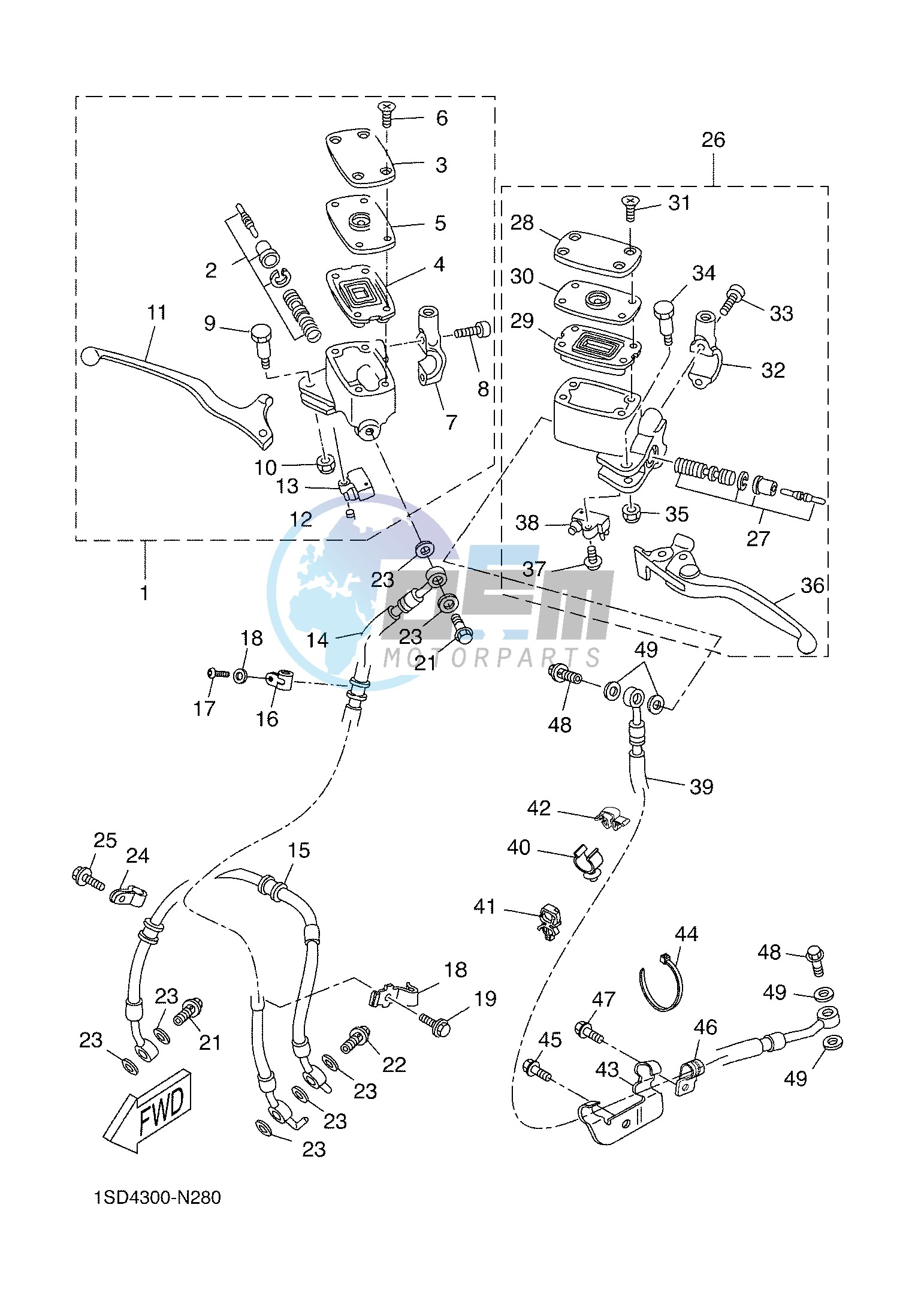 FRONT MASTER CYLINDER