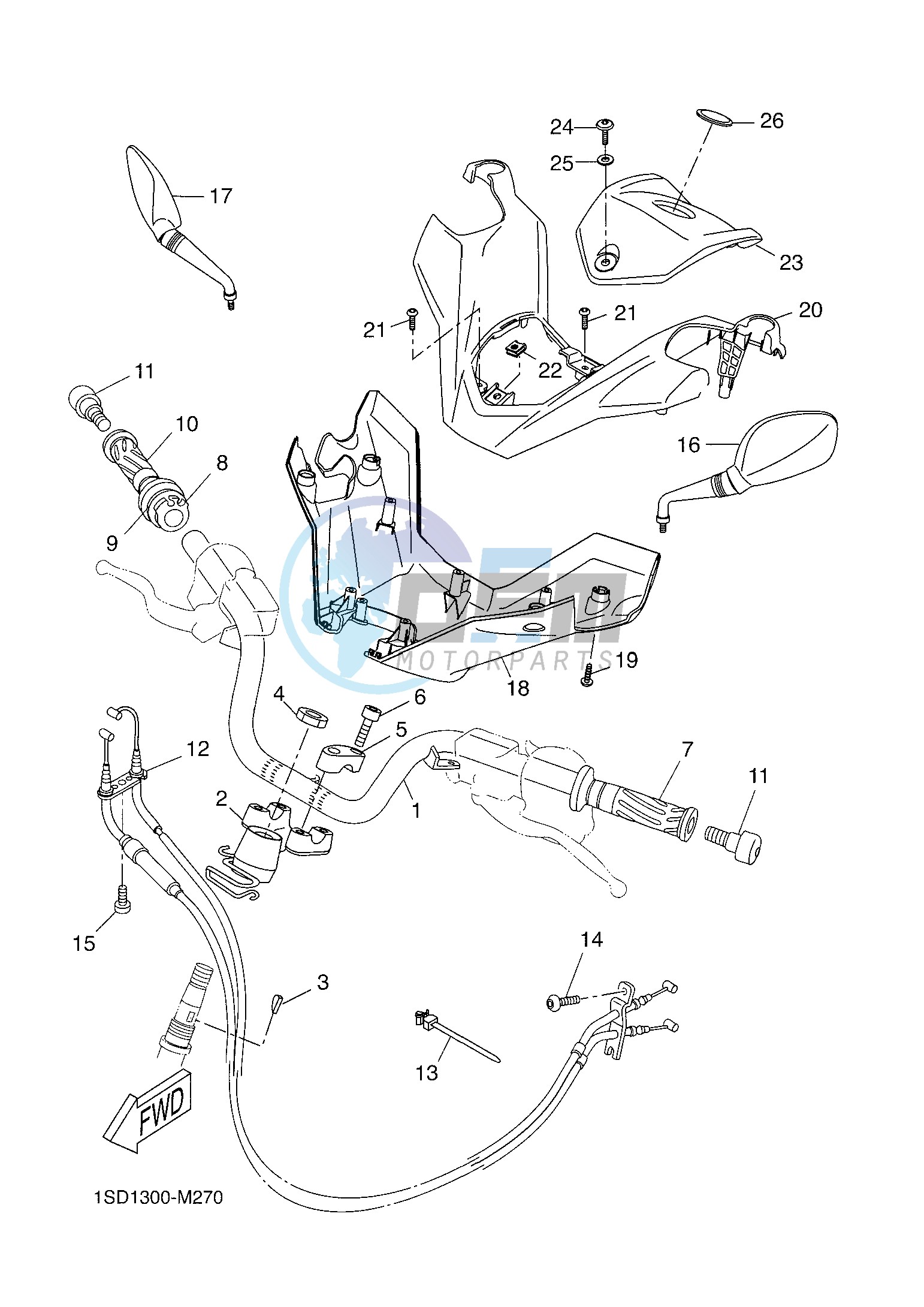 STEERING HANDLE & CABLE