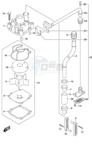 DF 115A drawing Water Pump