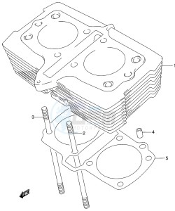 GS500 (P19) drawing CYLINDER