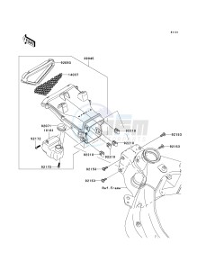 ZX 600 N [NINJA ZX-6RR] (6F) N6F drawing AIR DUCT