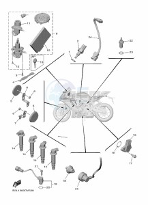 YZF1000D YZF-R1M (B4SJ) drawing ELECTRICAL 1