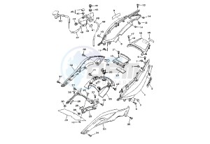 XP T-MAX ABS 500 drawing REAR BODY