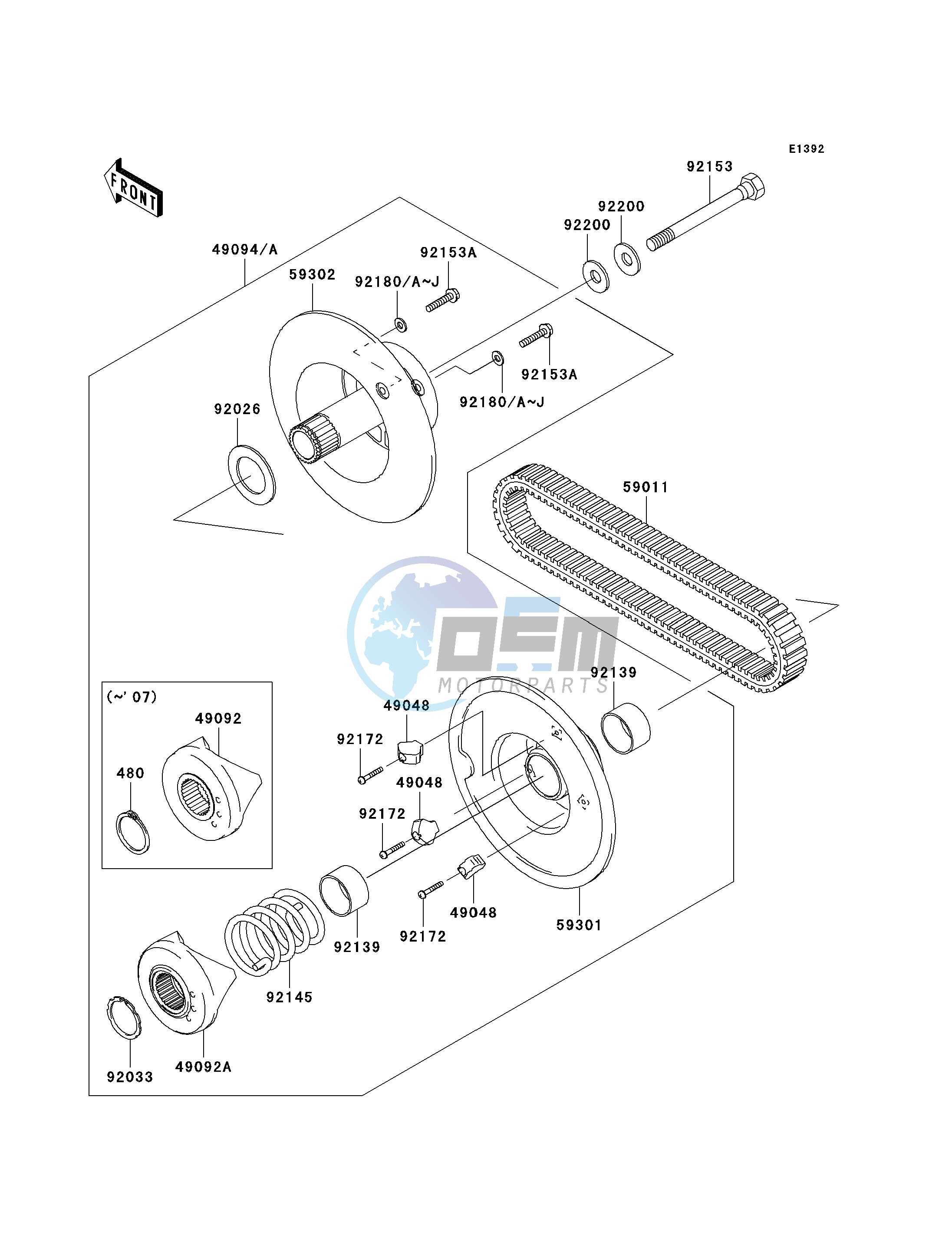 DRIVEN CONVERTER_DRIVE BELT