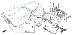 XL1000VA VARADERO drawing SEAT