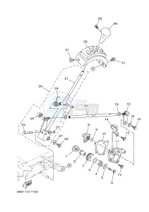 YFM450FWB YFM45KDHJ KODIAK 450 (BJ56) drawing SHIFT SHAFT