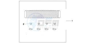 GL18009 UK - (E / AB MKH NAV) drawing TRAVEL NET