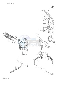 DR125S (E2) drawing LEFT HANDLE SWITCH