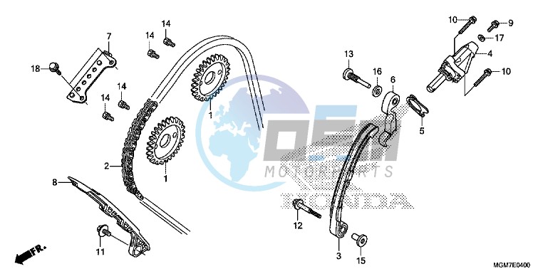 CAM CHAIN/ TENSIONER