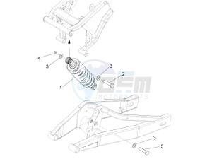 RS 125 REPLICA 4T E4 ABS (EMEA) drawing Shock absorber