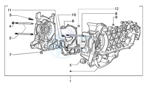 Granturismo 125 L drawing Crankcase