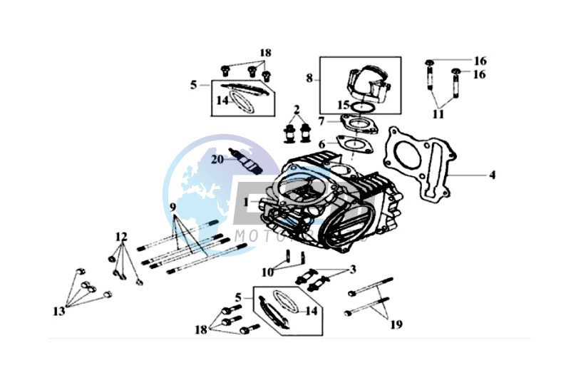 CYLINDER HEAD CPL