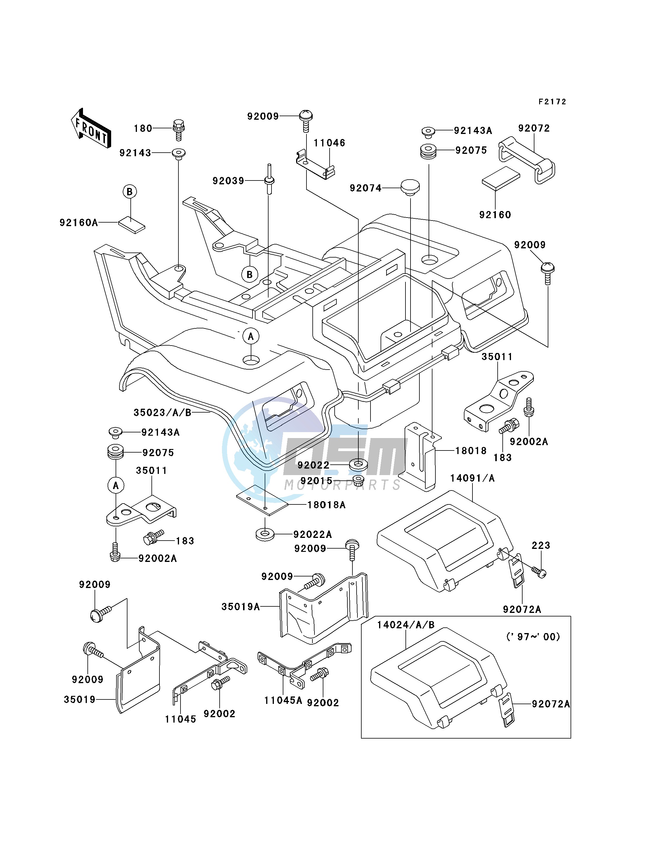 REAR FENDER-- S- -