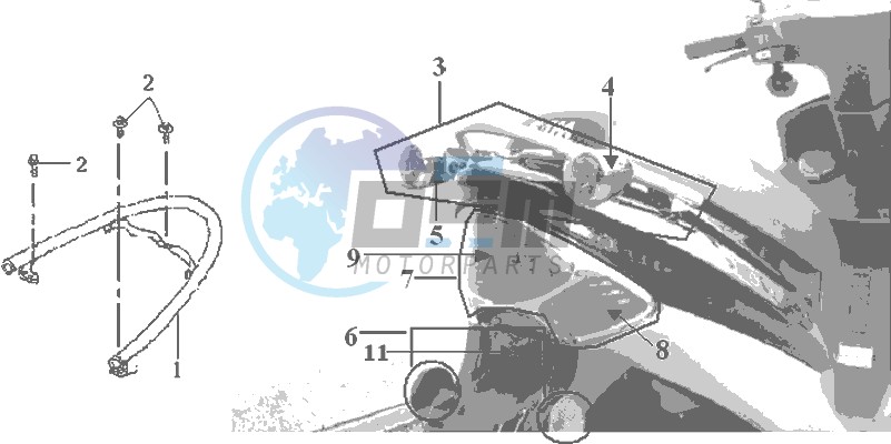 REAR LUGGAGE FRAME