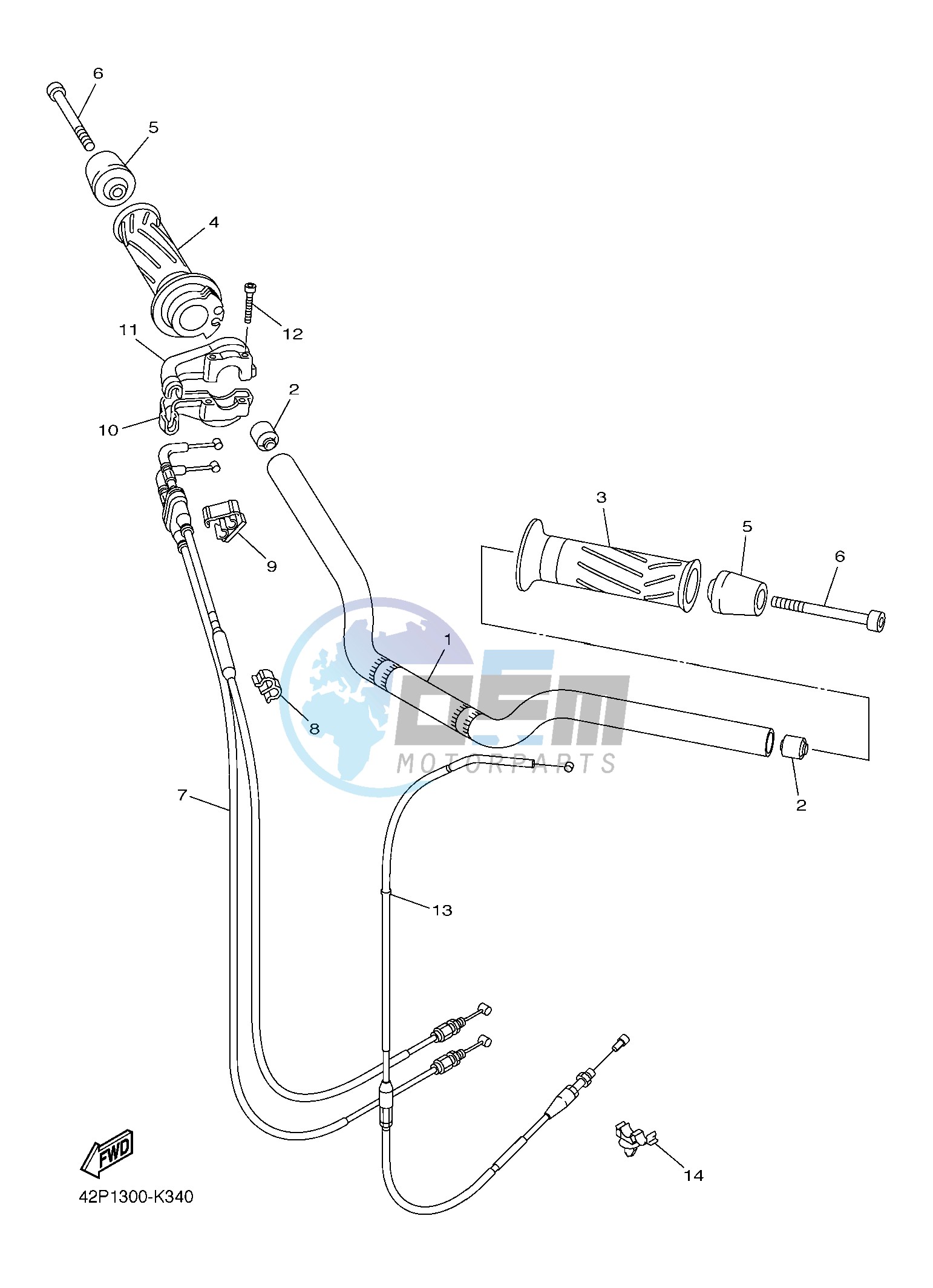 STEERING HANDLE & CABLE