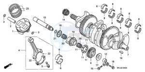 CBR1000RR9 Australia - (U / MK) drawing CRANKSHAFT/PISTON