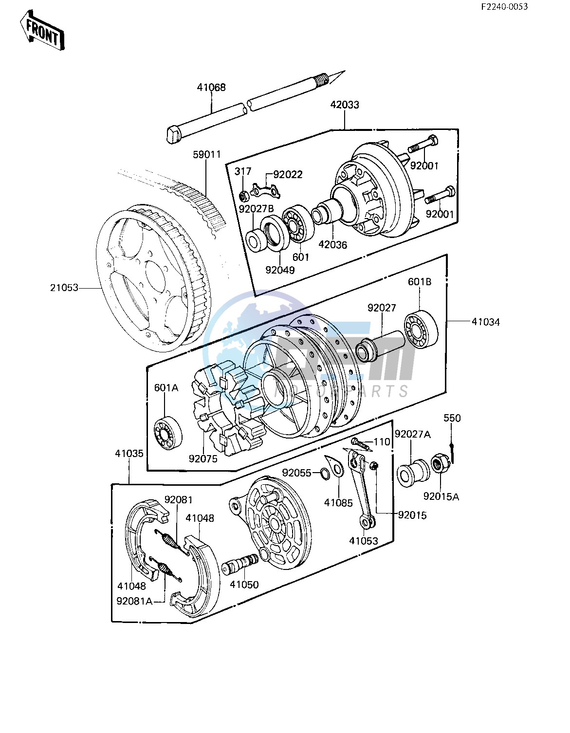 REAR HUB_BRAKE_BELT