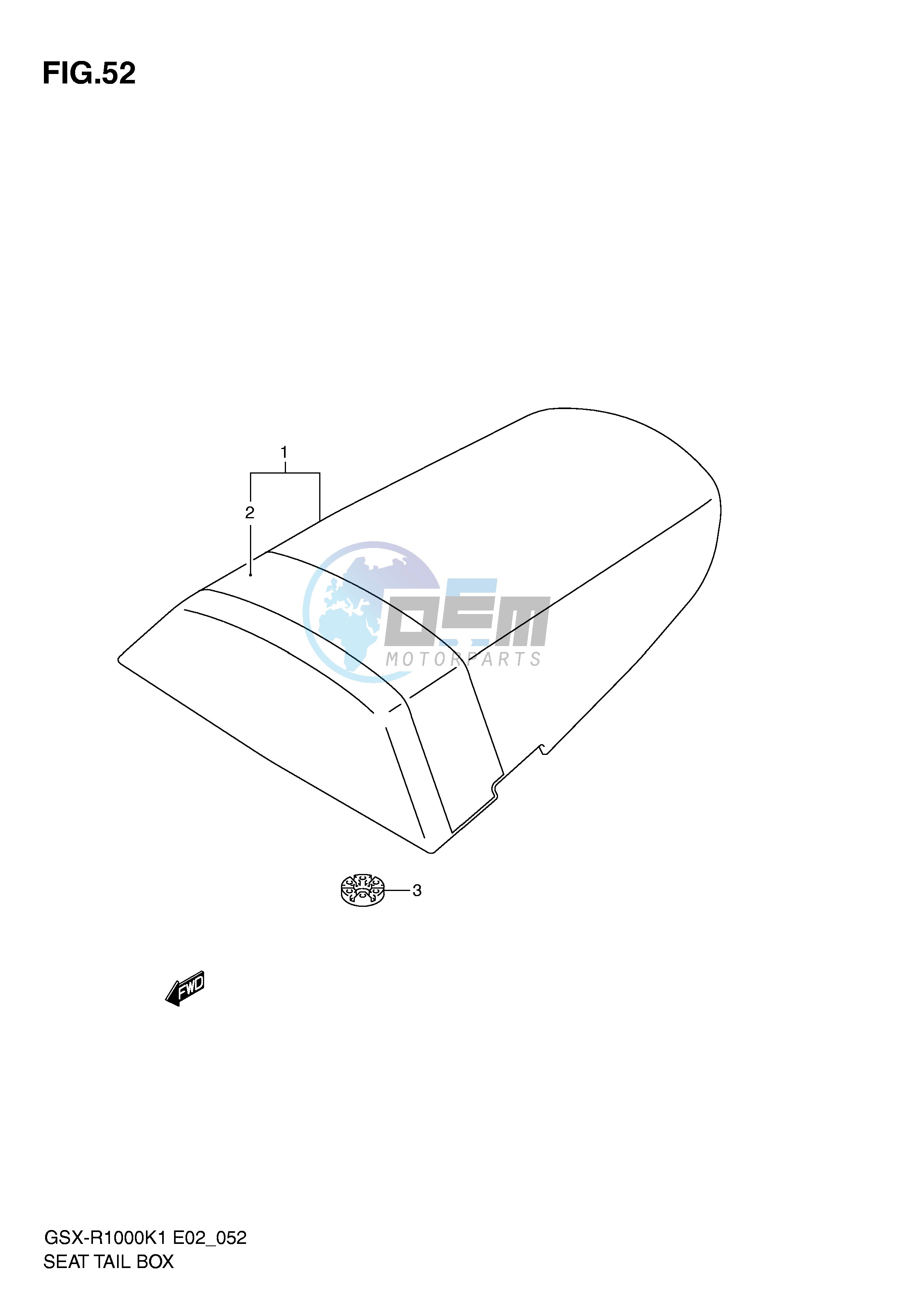 SEAT TAIL BOX (GSX-R1000K1)