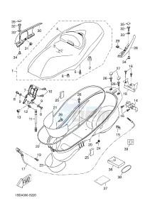 YP400RA X-MAX 400 ABS X-MAX (1SDA 1SDA 1SDA 1SDA) drawing SEAT