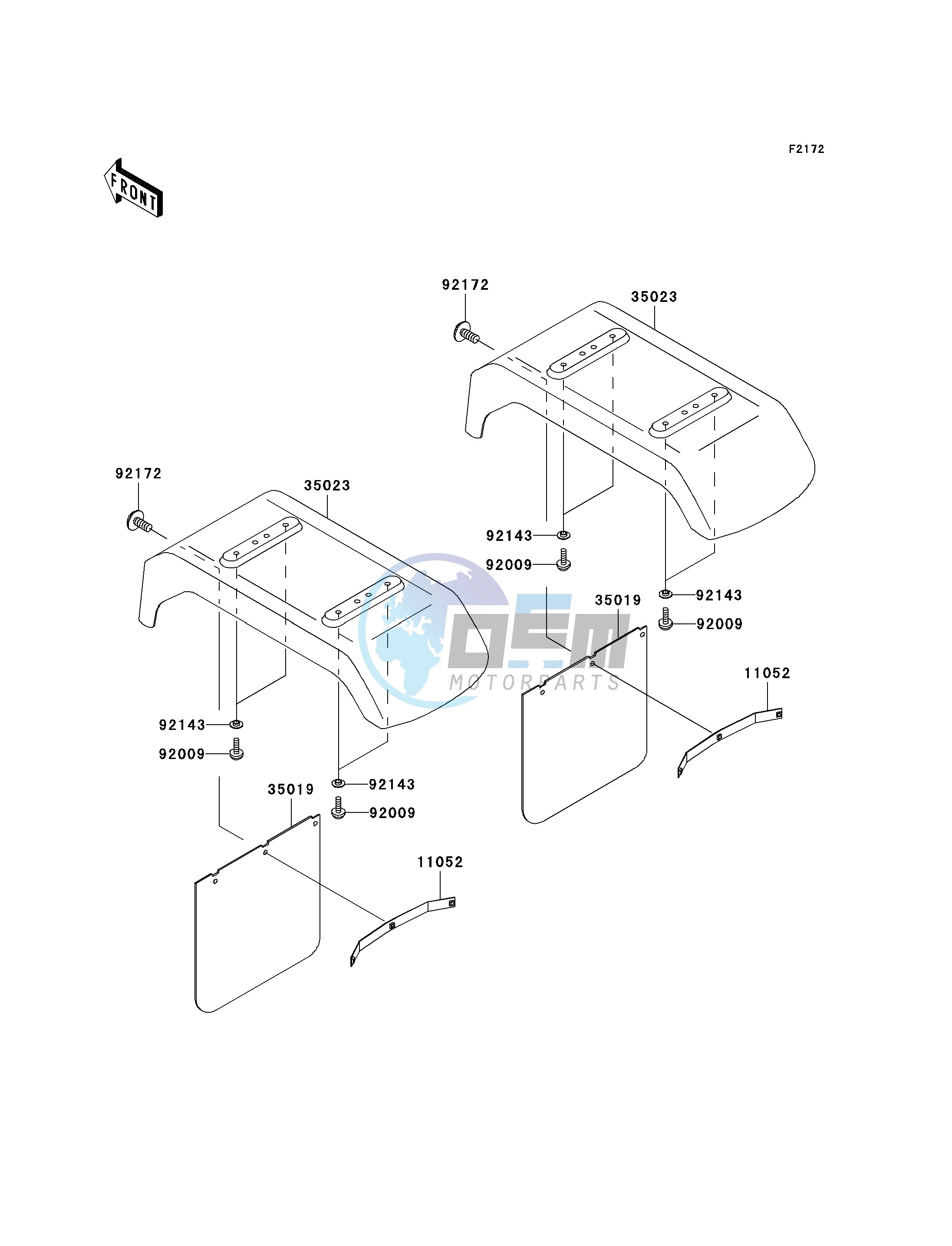 REAR FENDER-- S- -