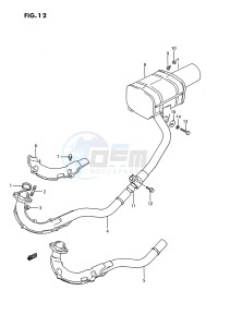 LT-F250 (E3) drawing MUFFLER (MODEL J K)