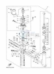 F25DETL drawing POWER-TILT-ASSEMBLY