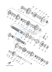 YFM700R YFM7RSED RAPTOR 700 SPECIAL EDITION (1VS2 1VS3 1VS4) drawing TRANSMISSION