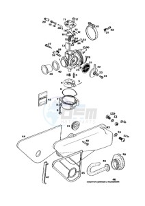 FLEXER_EX_45kmh_L1 50 L1 drawing Carburator-intake silencer