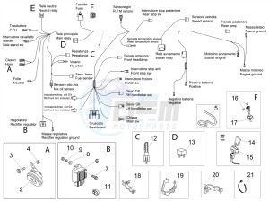 RS 50 RS4 50 2T E4 (APAC, EMEA) drawing Front electrical system