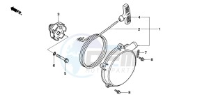 TRX680FA drawing RECOIL STARTER