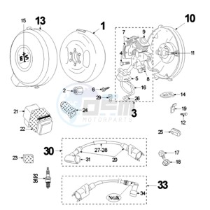 VOGUE SNA BE drawing IGNITION WITH PICKUP