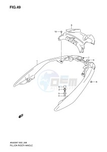 AN400 (E2) Burgman drawing PILLION RIDER HANDLE (AN400K7 K8 K9 AK9 L0 AL0)