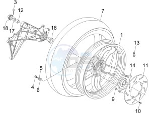 Nexus 250 SP e3 drawing Rear Wheel