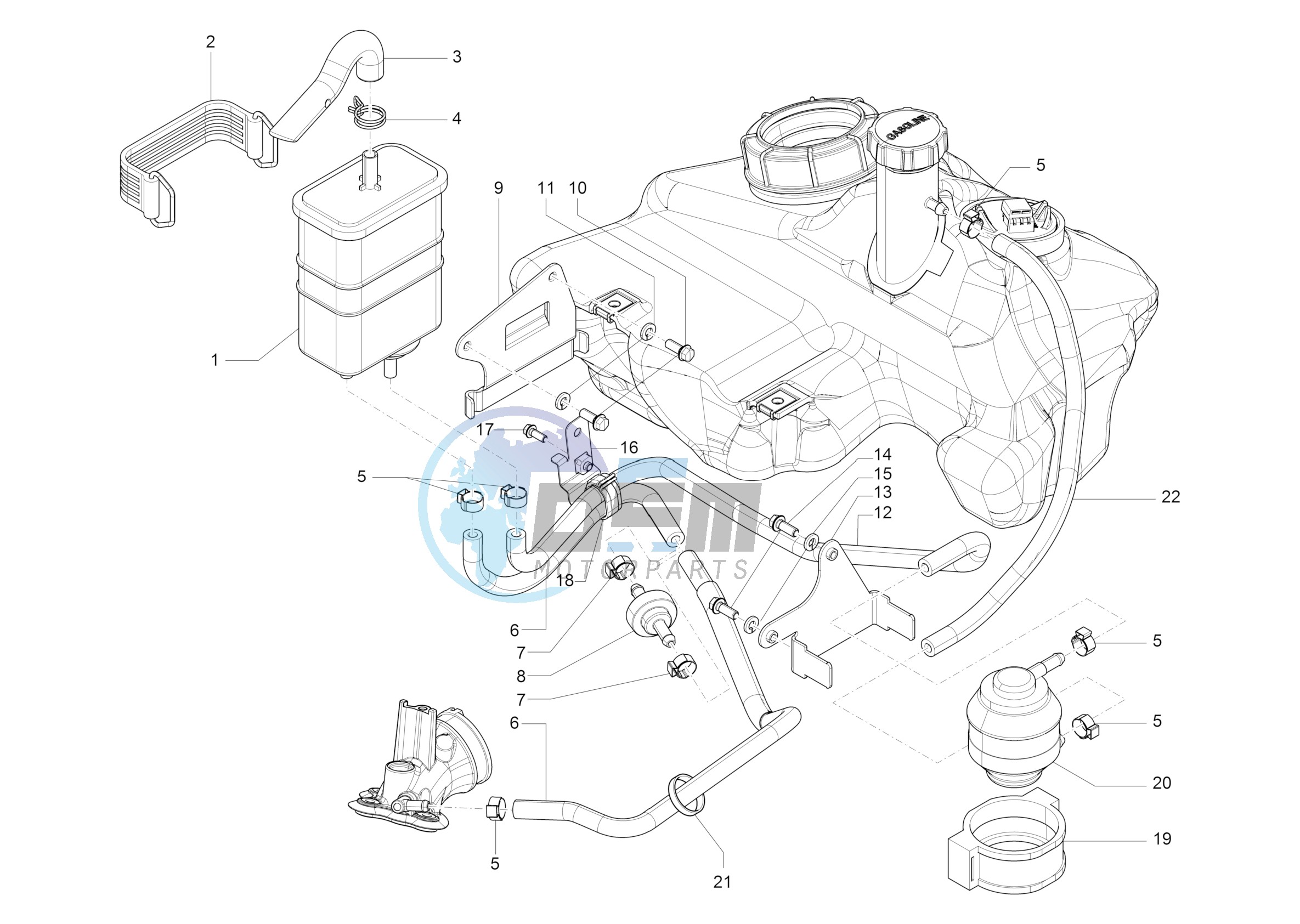 Anti-percolation system