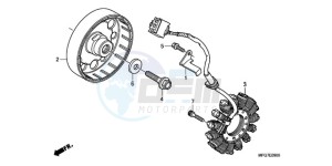 CB600FA39 France - (F / ABS CMF ST) drawing GENERATOR