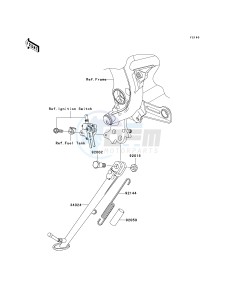 ER 650 A [ER-6N (AUSTRALIAN] (A6F-A8F) A7F drawing STAND-- S- -