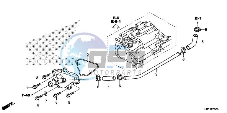 WATER PUMP COVER