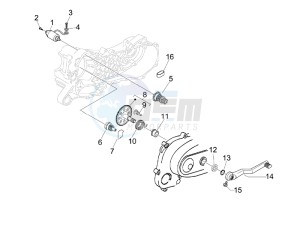 LXV 125 4T Navy (Euro 3) drawing Starter - Electric starter