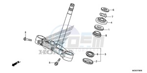 NC700DD INTEGRA E drawing STEERING STEM