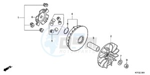 SH125C drawing DRIVE FACE