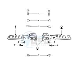 LUDIX 10 RBA ONE drawing FOOT SUPPORT