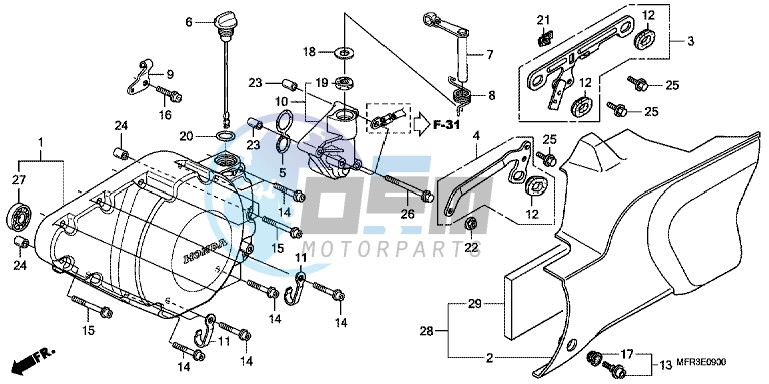 LEFT CRANKCASE COVER