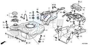 TRX420FA1G TRX420 Europe Direct - (ED) drawing FUEL TANK