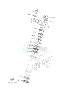 TT-R50 TT-R50E (2CJJ 2CJK 2CJL) drawing STEERING