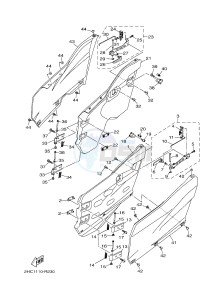 YXZ1000ETS YXZ10YESH YXZ1000R EPS SS SPECIAL EDITION (B577) drawing SIDE COVER 3